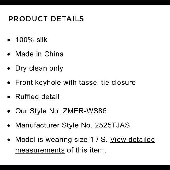 🔥Reduced $30!🔥Zimmermann Jasper Blouse Top BNWT 0/US4 - Picture 14 of 14